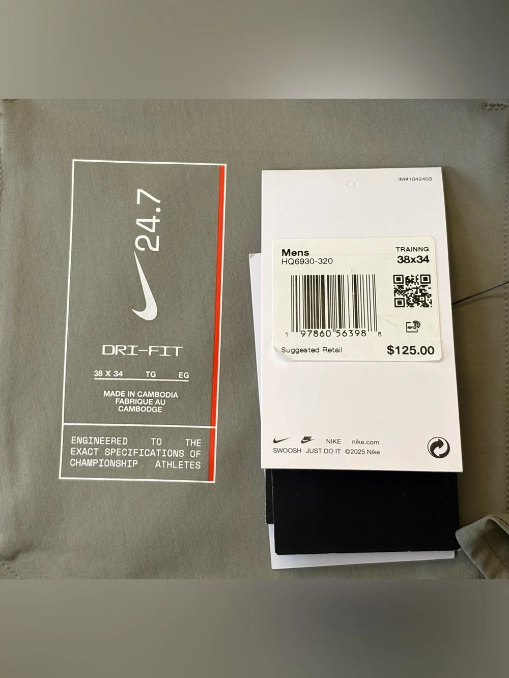 Nike 24.7 Perfect Stretch Men's Dri-FIT 5-Pocket Regular Golf Pants HQ6930-320